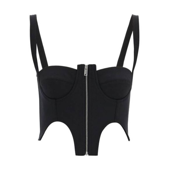 NWT Dion Lee Double Arch Bustier Top in Black - Size 0 - Picture 4 of 9